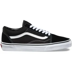 Vans Unisex Old Skool Shoes - Black / White