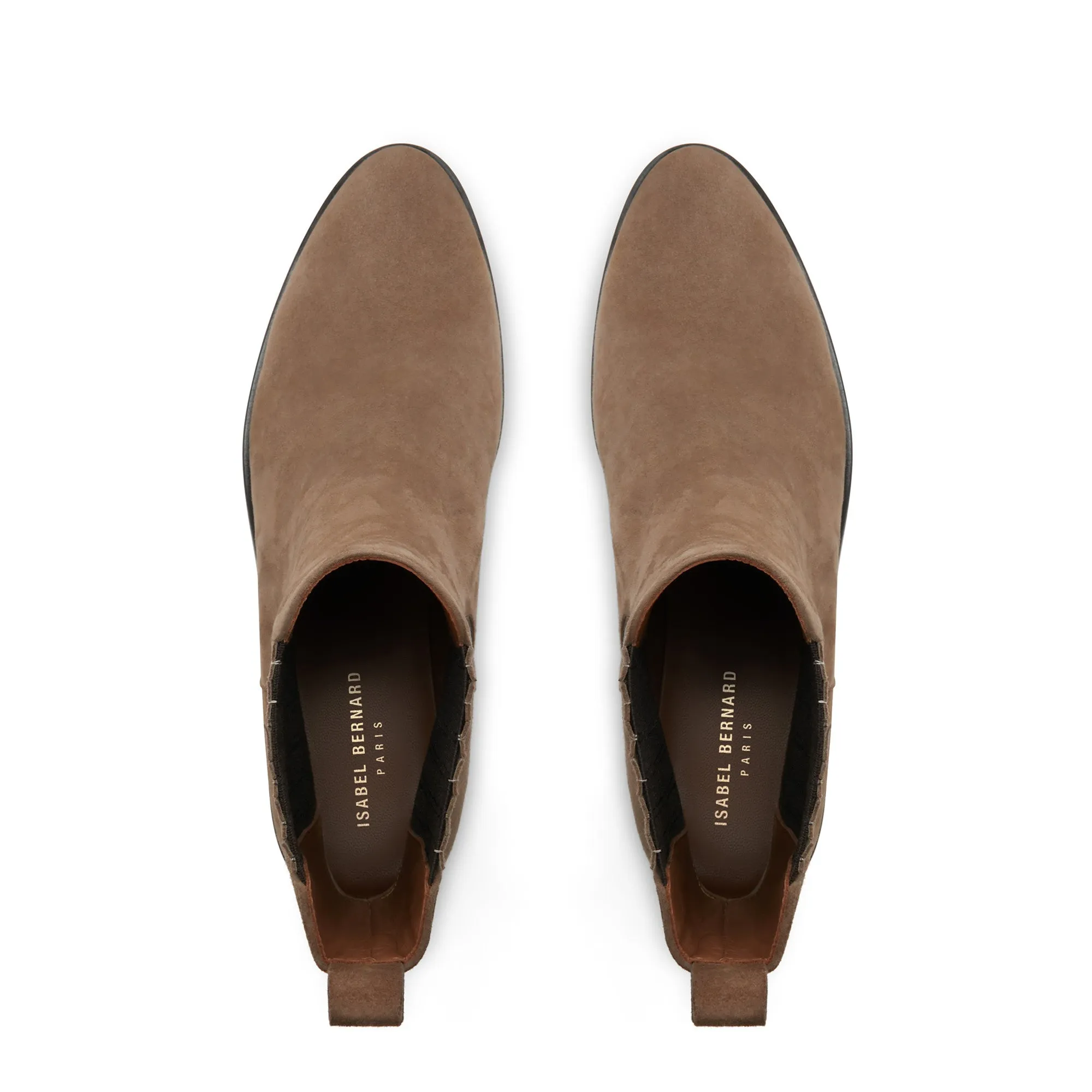 Vendôme Chey taupe suede chelsea boots