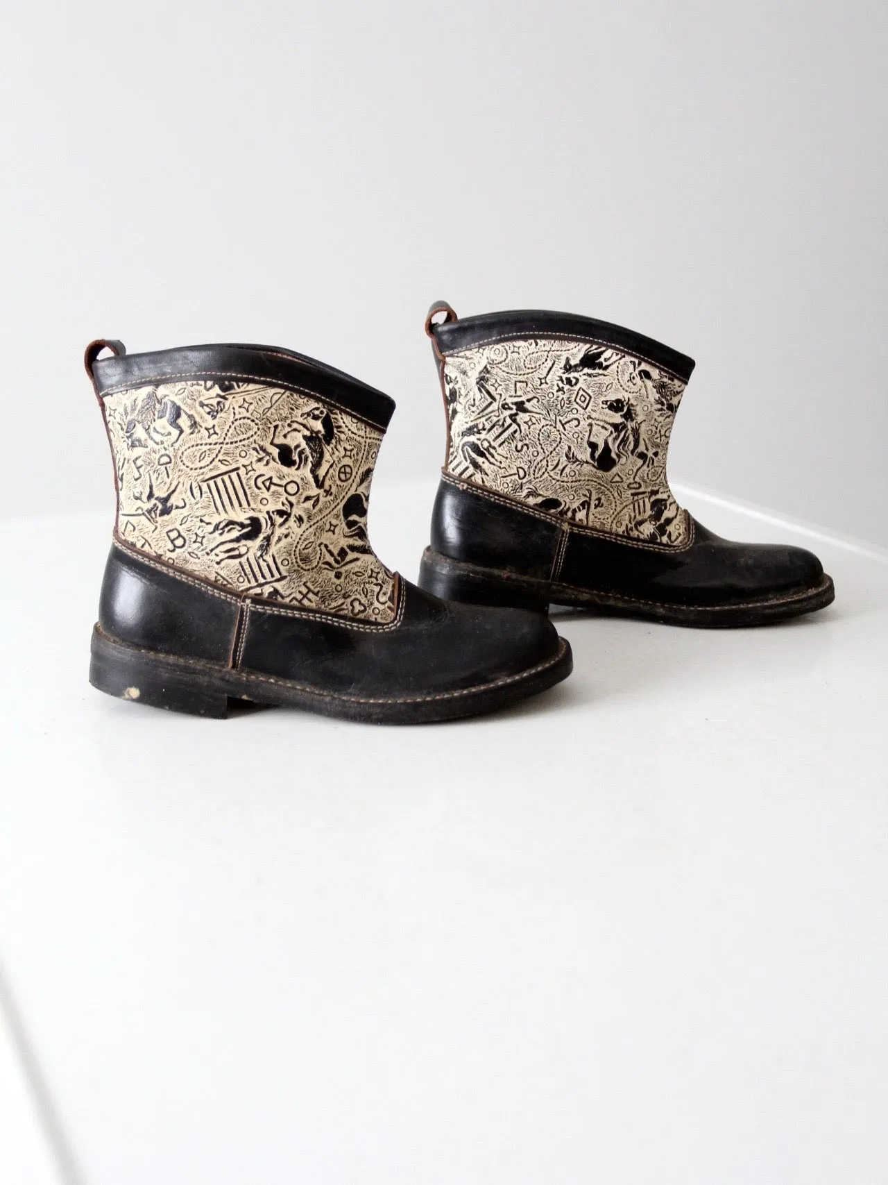 vintage kids western boots