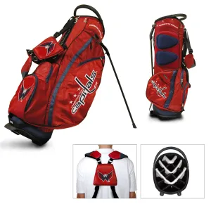 Washington Capitals Team Golf Fairway Lightweight 14-Way Top Golf Club Stand Bag