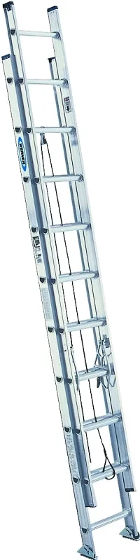 Werner D1532-2 Extension Ladder, 31 ft H Reach, 300 lb, Aluminum :EA: QUANTITY: 1