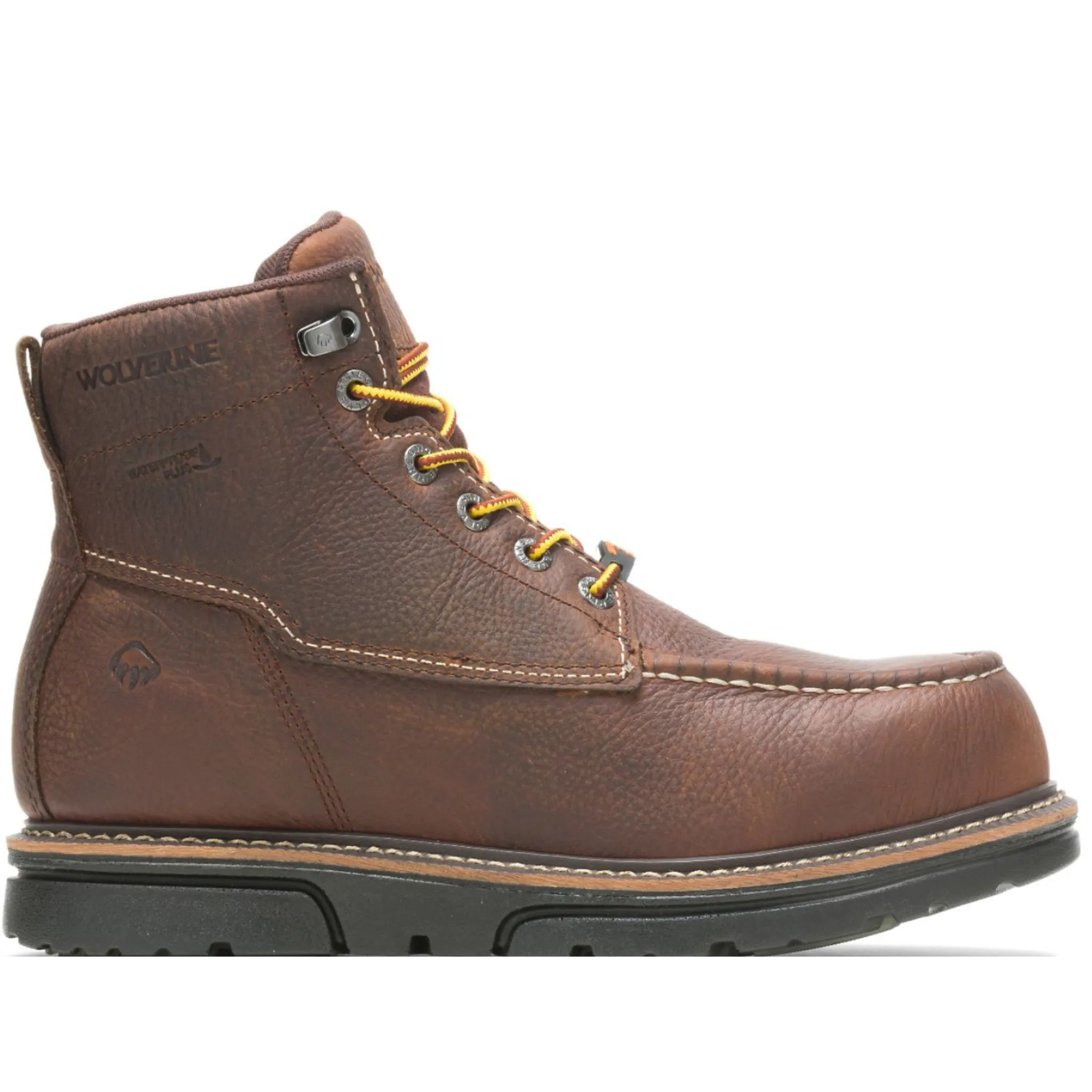 WOLVERINE MEN'S 1-90 DURASHOCKS MOC TOE CARBONMAX 6" WORK BOOT- W201096