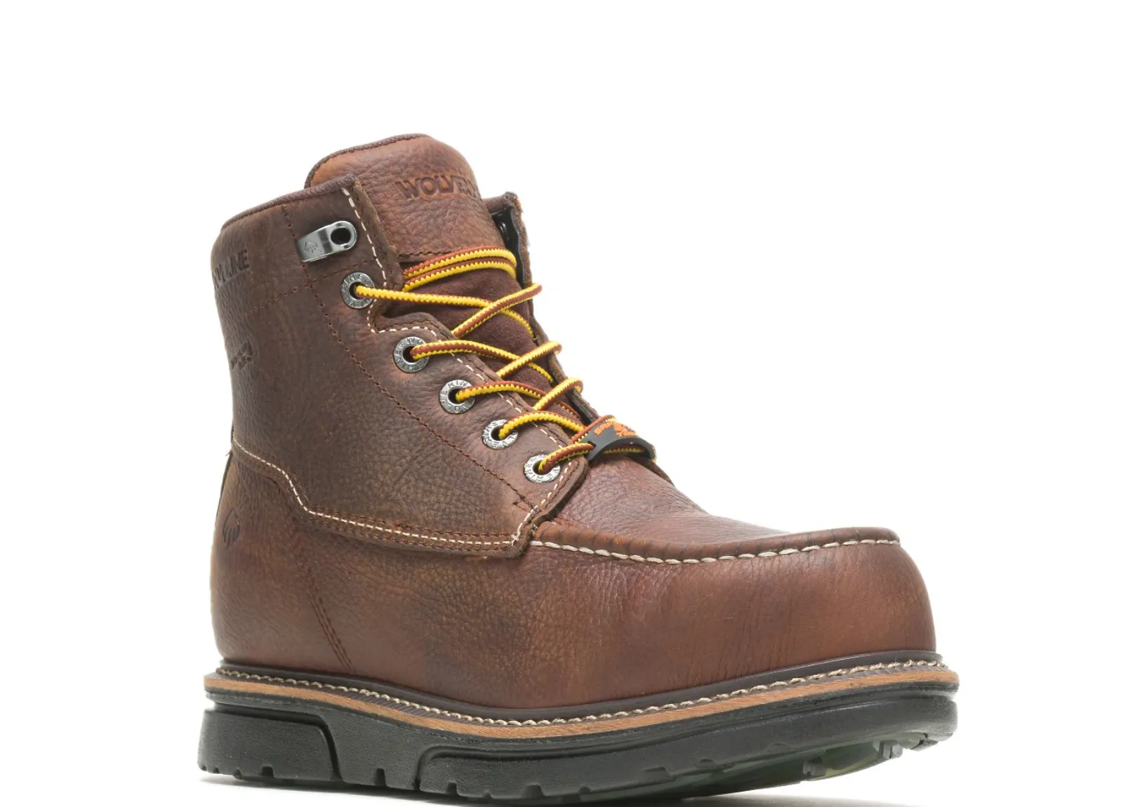 WOLVERINE MEN'S 1-90 DURASHOCKS MOC TOE CARBONMAX 6" WORK BOOT- W201096