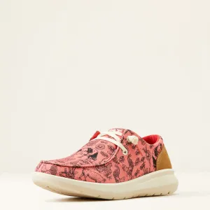 Women's Ariat Coral Livestock Print Hilo Round Toe Shoes