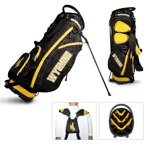 Wyoming Cowboys Team Golf Fairway Lightweight 14-Way Top Golf Club Stand Bag