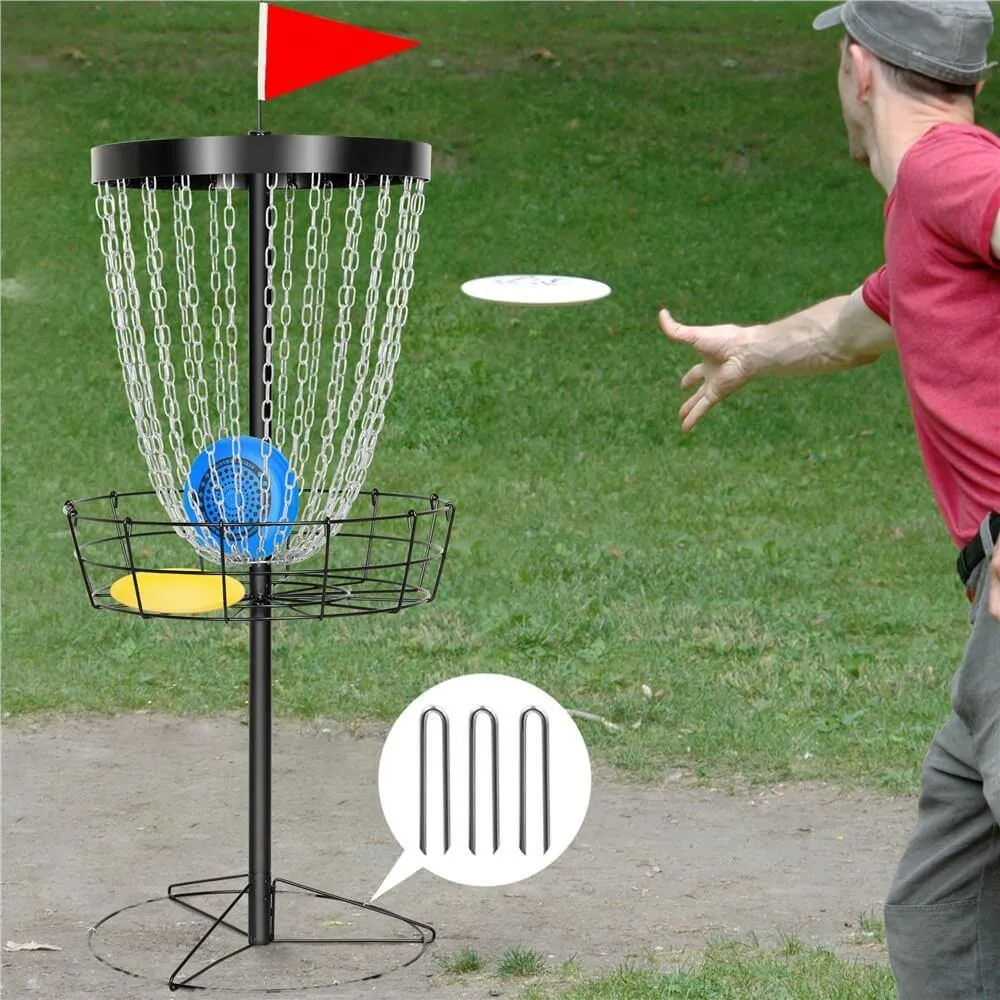 Yaheetech Disc Golf Basket 24-Chain